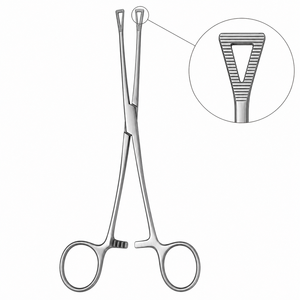 Pinzas para Tejidos PENNINGTON, Mordazas Triangulares Dentadas, Longitud Total 8in 20.3cm, ZETOMEDPRO - Product Image 1