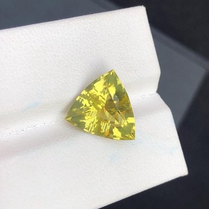Cuarzo Limón, Gema Natural de Corte Trillón, Piedra Amarilla Suelta de Alta Calidad para Coleccionistas - Product Image 2