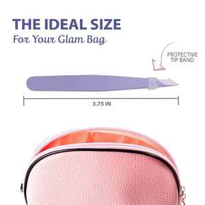 Ensemble de pinces à sourcils professionnelles en acier inoxydable avec pointes de précision pour un façonnage durable des sourcils et un arrêtage des poils, couleur personnalisée - Product Image 4