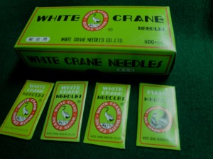 Aiguille pour machine à coudre ND0045 |   Aiguilles à coudre White Crane HA X 1 Taille 75/11 90/14 100/16 110/18 Aiguilles à coudre à la main en acier Pack - Product Image 6