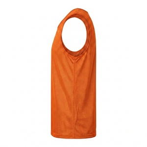 Custom <b>Mens</b> <b>Mesh</b> Sports Tank <b>Top</b> Breathable Sleeveless Athletic Jersey Quick Dry Workout Training Fitness Apparel - Product Image 2