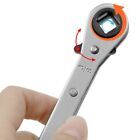 4-IN-1 Refrigeration HVAC Service 20T Ratchet Box <b>Wrench</b> Flat type - Product Image 3