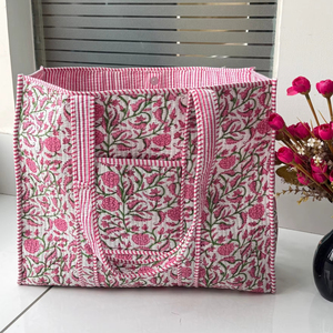 Bolso Tote de Moda para Mujer, Bolso de Mano de Tela Única, Bolso de Hombro Moderno, Bolso Estampado Acolchado - Product Image 1