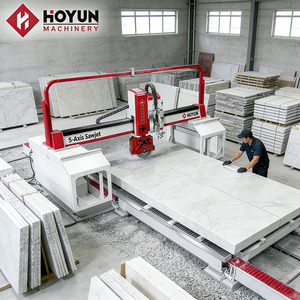 Machine de découpe à jet de pierre Hongyi 5 axes pour comptoirs de salle de bain, pierre, marbre, dalles frittées, découpe d'évier et finition des bords - Product Image 3