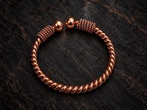 Lightweight Copper Bangle <b>Bracelet</b> Everyday Wear Fashion Jewelry Wholesale Manufacturer Metal Crafts - Product Image 5