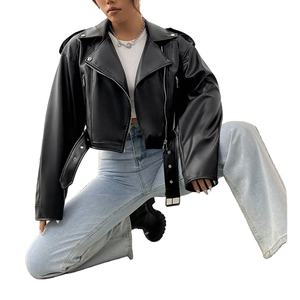 แจ็คเก็ตคอตั้งหนัง PU สำหรับผู้ชาย, 2025หรูหราปกติเหมาะสำหรับใส่กลางแจ้งขี่มอเตอร์ไซค์ฤดูใบไม้ร่วงฤดูหนาวกันลมระบายอากาศได้ดี - Product Image 2