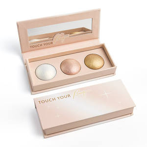 Paleta de Iluminadores en Polvo de 3 Tonos, Polvo Brillante para un Rostro y Cuerpo Luminosos - Product Image 3