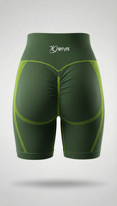 Shorts Deportivos Transpirables de Cintura Alta para Mujer, para Gimnasio, Fitness, Yoga, con Efecto Levanta Glúteos, Sin Costuras - Product Image 3