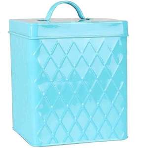 Conteneur en acier inoxydable au design unique pour la cuisine et le stockage de fruits secs, boîte en métal - Product Image 2