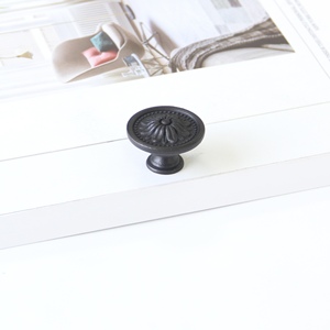 Pomo Redondo de Aleación de Zinc Estilo Antiguo Disponible para OEM, Tirador Vintage para Cajones de Cocina, Baño, Mesitas de Noche y Muebles - Product Image 4