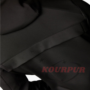 <b>Black</b> Hooded Jacket Regular Fit Zipper Casual Autumn Wear Hoodie For <b>Men</b> In Reasonable Price - Product Image 6