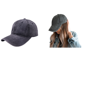 Gorra de Béisbol Unisex de Lona de Algodón, 6 Paneles, Ajustable, Color Sólido, Acabado Lavado, para Adultos, Casual, para Exteriores, para las Cuatro Estaciones - Product Image 2