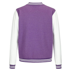 Chaquetas Universitarias Talla Grande 2025 al por Mayor, Chaquetas Varsity Lisas con Logotipo Personalizado, Chaquetas Letterman para Hombre - Product Image 3