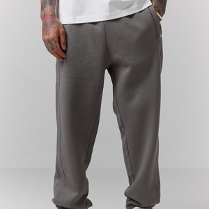Custom Logo Winter Solid Drawstring 500GSM Heavyweight 100% Cotton <b>Pullover</b> Boxy Baggy Hoodie Sweatpants Tracksuit Set for <b>Men</b> - Product Image 4