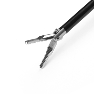 Pinzas de Disección Tipo Nariz de Delfín de 5 mm, Mandíbulas Rectas y Cónicas de 33 cm, Instrumento Quirúrgico Laparoscópico Monopolar, Conector HF - Product Image 4