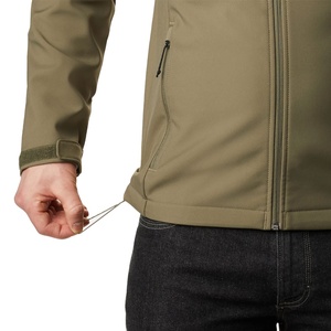 Veste softshell de travail d'hiver de haute qualité pour hommes, conception personnalisée, coupe-vent et imperméable. Nouveau Softshell avec longue longueur au prix - Product Image 4