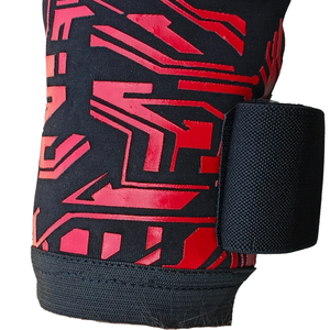 Guantes de Portero de Fútbol Profesionales, Material PU, Antideslizantes, Cierre de Gancho y Bucle, Unisex, Diseño en Relieve, Blanco, Rojo, Negro - Product Image 5