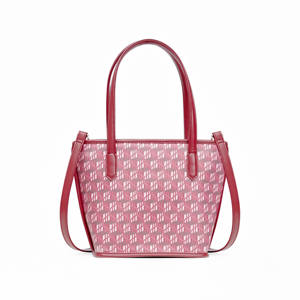 Sacs fourre-tout personnalisés en cuir synthétique microfibre entièrement imprimés pour femmes, sacs à main seau à fermeture éclair, logo, pour le bureau, le shopping, marque Hody - Product Image 1