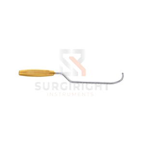 Retractor Senn Miller Doble de Acero Inoxidable Alemán, Instrumentos Quirúrgicos Ortopédicos de Clase I con Certificación CE, Color Rosa - Product Image 1