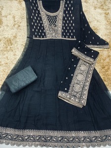 Elegante Jalaibya Musulmana de Oriente Medio, Kaftan con Diamantes, Salwar Kameez de Moda para Mujer, Talla Grande, para Bodas y Verano/Otoño - Product Image 6