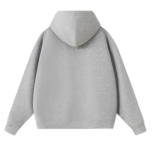 Sweat-shirts à capuche personnalisés pour hommes, fermeture éclair intégrale, décontractés, en molleton, avec cordon de serrage, séchage rapide, 100% coton, manches longues, pour l'automne - Product Image 2