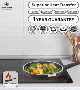 Ensemble de 3 poêles antiadhésives, revêtement non toxique, poignées en bakélite résistantes à la chaleur, base à induction - Product Image 4