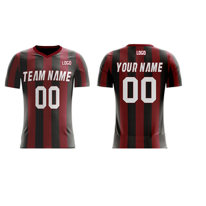 Camiseta de Fútbol Profesional Lista para Torneos, Diseño Duradero, 100% Poliéster Antibacterial, Números y Logotipos Personalizados, Estampado Corto - Product Image 5