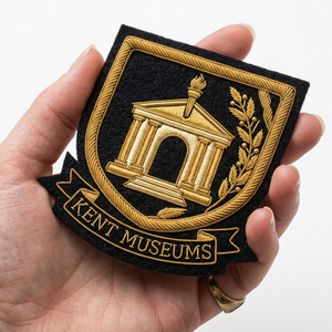 OEM Manufacturer Handmade Custom Logo Embroidery <b>Patch</b> <b>Sew</b> <b>On</b> Badge Factory Direct Supply for Garment Retailers and Global Buyer - Product Image 3