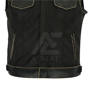 Chaleco de Motociclista Premium y Elegante para Hombre, Sin Mangas, Estilo Urbano - Product Image 4