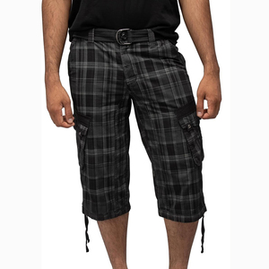 Pantalones Cortos Cargo para Hombre, Resistentes, con Múltiples Bolsillos, Ecológicos, de Secado Rápido, con Cintura Elástica, Color Sólido, Logotipo Personalizado - Product Image 5