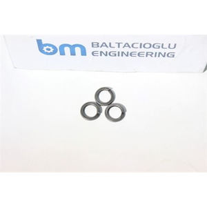 แหวนล็อคสปริงเหล็กกล้าคาร์บอนคุณภาพสูง แต่แหวนล็อคแบบแยกที่มีแรงดึงสูง ทนทาน ป้องกันการสั่นสะเทือน อุปกรณ์ยึดติดอุตสาหกรรม - Product Image 1