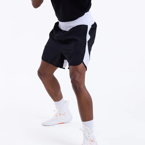 Wholesale Boxing <b>Shorts</b> Elastic Waist Sporty Solid Silver Color Breathable Martial Arts Wear <b>for</b> <b>Men</b> - Product Image 2