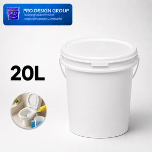 Cubo para Líquido de Limpieza Industrial con Tapa de Fácil Apertura; Contenedor Hermético para Productos Químicos de Limpieza - Product Image 1