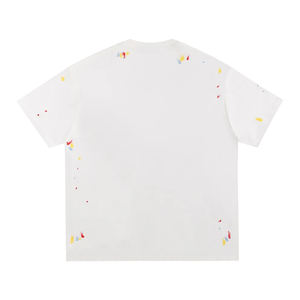 เสื้อยืดโอเวอร์ไซส์ทรงหลวม พิมพ์ลายสาดสีทั่วตัว คุณภาพสูง สำหรับผู้ชาย น้ำหนัก 230GSM ผ้าฝ้าย 100% สกรีนลายตามสั่ง ซักแบบ Snow Washed - Product Image 4