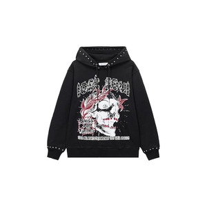 Mens <b>Oversized</b> Hoodies, Cotton Casual <b>Hoodie</b> For Men, Graphic Printed Sweatshirt, <b>Long</b> Sleeve Kangaroo Pocket Pullover - Product Image 1