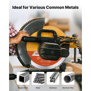 Lama per Sega Circolare da 14 Pollici con 72 Denti Affilati in Lega, Attacco da 1 Pollice per Taglio di Metalli con Finitura Fine - Product Image 6