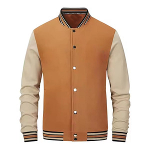 Hot Selling Men Varsity Jacket Comfortable Breathable <b>Stand</b> Collar Light <b>Weight</b> hot sale Reasonable Rate varsity Jacket for man - Product Image 1