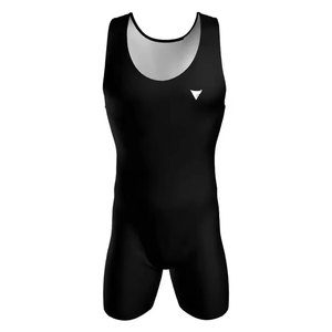 Nouveau Maillot de Lutte à Vente Chaude avec Logo Personnalisé sur le Devant, Respirant et Séchage Rapide, en Spandex/Polyester - Product Image 1