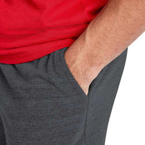 Short de survêtement imprimé bouffant 100% coton pour hommes de haute qualité Streetwear décontracté fermeture à la taille élastique pantalon solide - Product Image 5