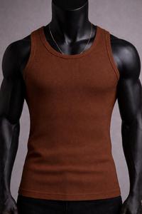 Débardeur Stringer Noir en Coton Tricoté Respirant de Haute Qualité pour Musculation, Sport et Entraînement en Salle de Sport – Vente en Gros - Product Image 6