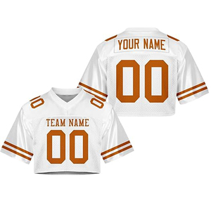 เสื้อยืดครอปสั้นผ้าเจอร์ซีย์ตาข่ายสไตล์วินเทจสำหรับผู้หญิงไซส์พลัส ระบายอากาศได้ดี ขายส่ง ผลิตจากโพลีเอสเตอร์ 100% แห้งเร็ว สีสันสดใสสำหรับฤดูร้อน - Product Image 1