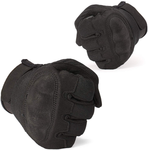 Gants de moto antidérapants à doigts entiers, compatibles écran tactile, en PU, avec sangle de poignet réglable, unisexe, pour usage extérieur - Product Image 3