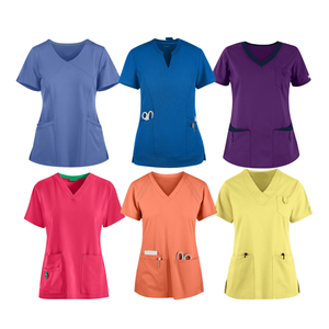 Alta calidad, Top Scrubs, moda de enfermería, nuevo estilo, uniforme médico, ropa de hospital, diseño personalizado para mujeres-Saomai FMF VN - Product Image 1
