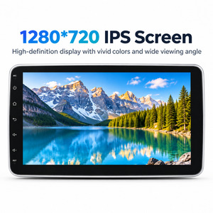 HANTUE Radio Mobil Android Universal 1Din 10.1 Inci Layar Putar 4G/WiFi DSP CarPlay Navigasi GPS 720P 360 DVR Head Unit - Product Image 5