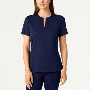 Nouvelle conception, logo personnalisé, vêtements d'infirmière unisexes, vente chaude, confortables, 72% polyester/21% rayonne/7% élasthanne, col en V, tricotés, pour hôpital - Product Image 1