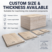 Pour OEM, plaque de bois densifié stratifié haute résistance, densité 0,7-1,4 g/cm³, épaisseur 5-130 mm, pour isolation industrielle