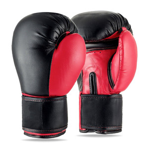 Gants de boxe et MMA en cuir de vachette 12 oz avec logo personnalisé, respirants, légers, équipement d'entraînement avec fermeture à lacets au poignet - Product Image 2
