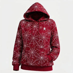 Sweat à capuche streetwear pour homme inspiré de Spider-Man, avec logo personnalisé, en molleton, pull décontracté tendance pour l'hiver - Product Image 1