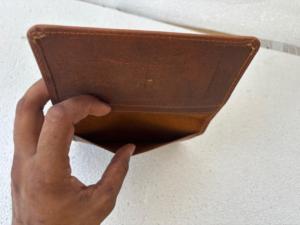 Handcrafted Leather Passport Cover Slim <b>RFID</b> <b>Blocking</b> Travel <b>Wallet</b> & Document Organizer for International Business Trips - Product Image 2