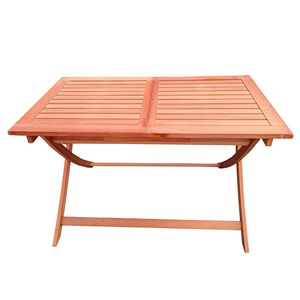 Set da Pranzo Pieghevole in Teak per Patio, 4 Sedie e 1 Tavolo, Set da Giardino Universale per Interni ed Esterni - Product Image 5